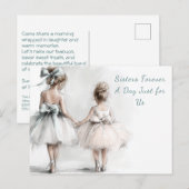 Invitation de brunch pour la journée des sœurs élé (Devant / Derrière)