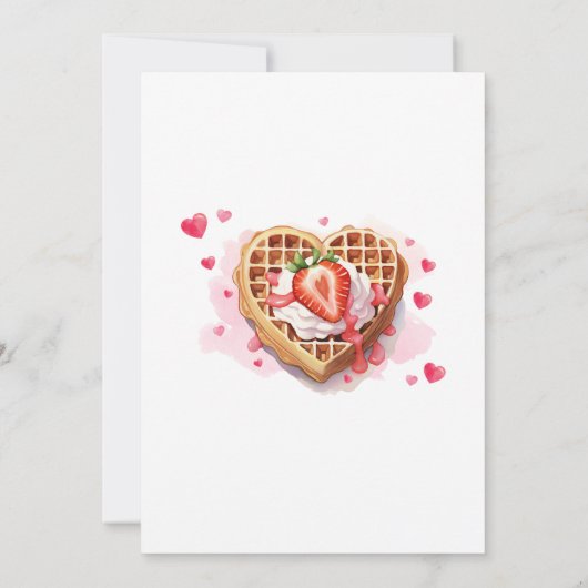 Invitation de brunch pour la Saint-Valentin de la  (Dos)