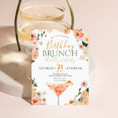 Invitation de brunch pour les 30 ans de cocktail f