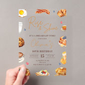 Invitation de brunch pour un anniversaire au petit (In situ (ordinateur de poche))