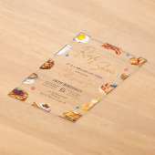 Invitation de brunch pour un anniversaire au petit (Poser)