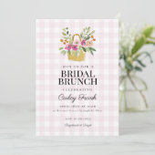 Invitation de brunch pour une douche de mariée ave (Debout devant)