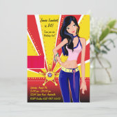 Invitation de Brunette Cutie (Debout devant)