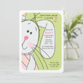 Invitation de Bunny Hide-and-Seek (Debout devant)