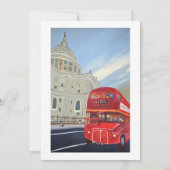 Invitation de bus de Londres (Dos)