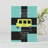 Invitation de bus de roue de transport scolaire (Debout devant)