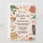 Invitation de cadeaux festifs de Noël (Devant)