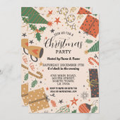 Invitation de cadeaux festifs de Noël (Devant / Derrière)