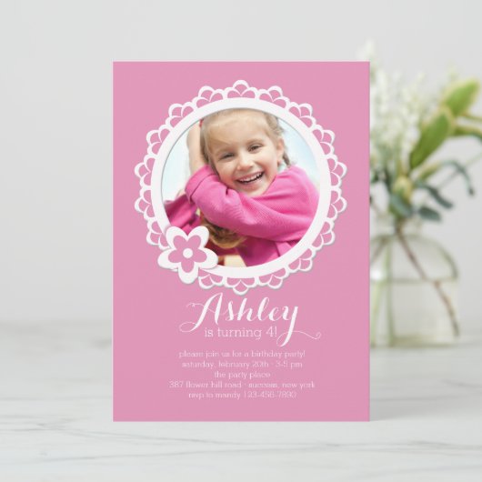 Invitation de cadre à échelles (Debout devant)