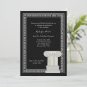 Invitation de cadre clé grecque (Debout devant)