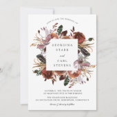 Invitation de cadre Mariage Butterum & Plum (Devant)