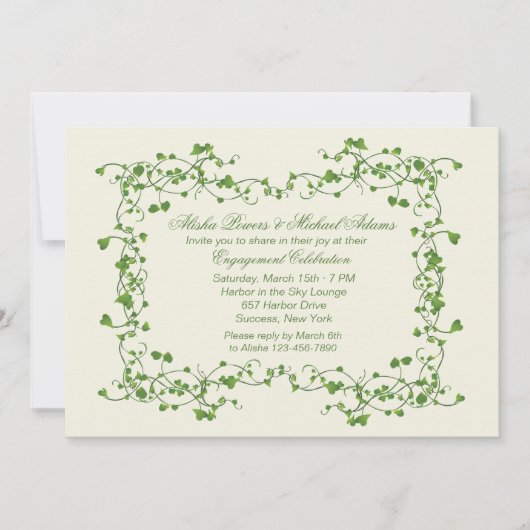 Invitation de cadres Ivy (Devant)