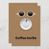 Invitation de café (Devant / Derrière)