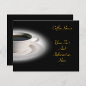 Invitation de café (Devant / Derrière)