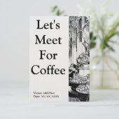 Invitation de café (Debout devant)