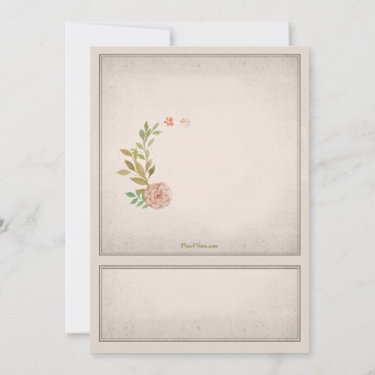 Invitation de caméra Vintage (Dos)