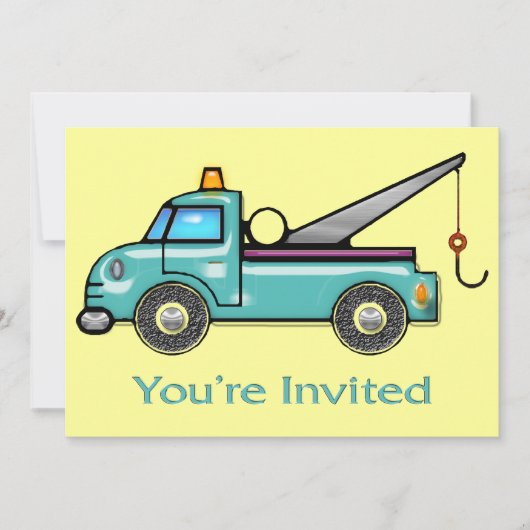 Invitation de camion à deux roues (Devant)