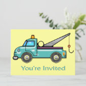 Invitation de camion à deux roues (Debout devant)