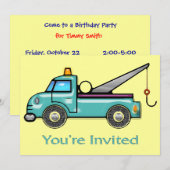 Invitation de camion à deux roues (Devant / Derrière)