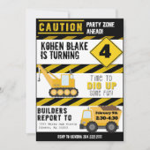 Invitation de camion de la zone de la fête (Devant)