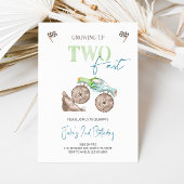 Invitation de Camion Monster Vert Vite DEUX