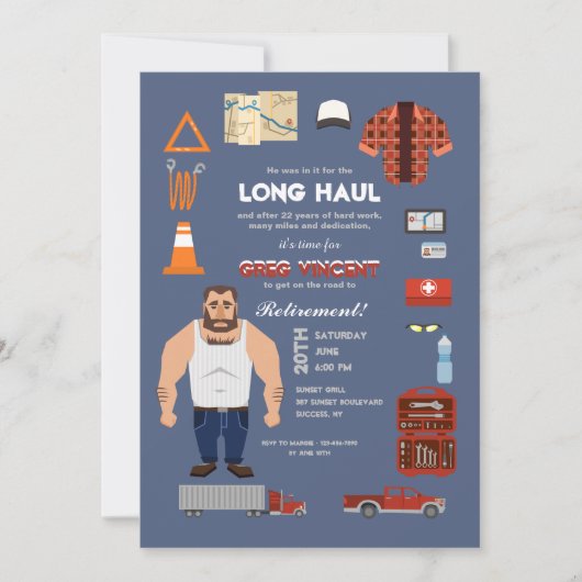 Invitation de camionneurs professionnels (Devant)