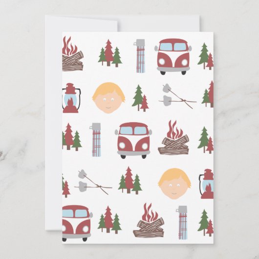 Invitation de Camper (Dos)