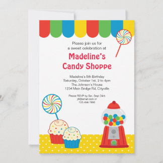 Invitation de Candy Shoppe