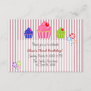 Invitation de Candyland
