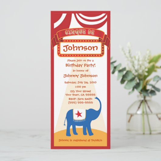 Invitation de carnaval (Debout devant)