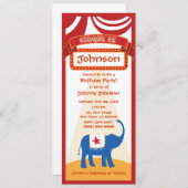 Invitation de carnaval (Devant / Derrière)