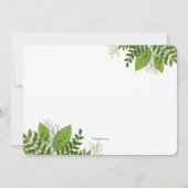 Invitation de carnaval de danseurs de samba (Dos)