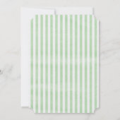 Invitation de carousel de suceur vert à la menthe (Dos)