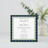 Invitation de Carrés Mariages Gordon Scottish (Debout devant)