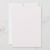 Invitation de carte de douche de bébé pastel migno (Dos)