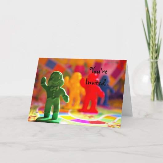 Invitation de carte de terrain Candy (Devant)