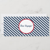 Invitation de carte d'embarquement pour bateau de (Dos)