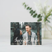 Invitation de carte photo de sauvegarde de date (Debout devant)