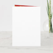 Invitation de carte pliée par mariage indien (Dos)