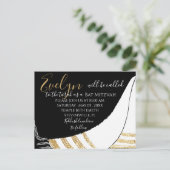 Invitation de carte postale Bat mitzvah Bar Mitzva (Debout devant)