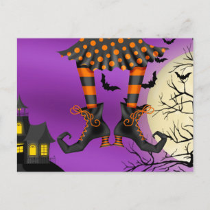 Invitation de carte postale Halloween (Déposer)
