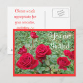 Invitation de carte postale ou personnaliser de Fa (Devant / Derrière)