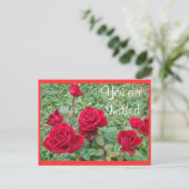 Invitation de carte postale ou personnaliser de Fa (Debout devant)