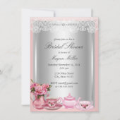 Invitation de carton de douche de mariée de Pretty (Devant)