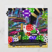 Invitation de casino (Devant / Derrière)