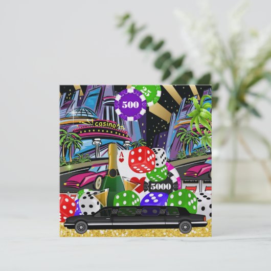 Invitation de casino (Debout devant)