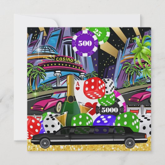 Invitation de casino (Devant)