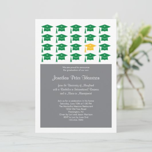 Invitation de Casquette (Debout devant)