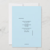 Invitation de Casquette contemporain (Dos)