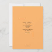 Invitation de Casquette contemporain (Dos)